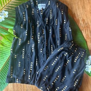 Ni-Per by Mercedes and Adrienne Vintage 100% Silk Set Classic Natural Fibers